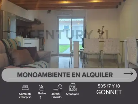 Monoambiente alquiler Gonnet La Plata
