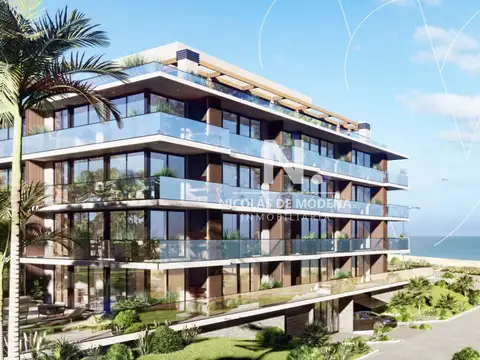 Departamento en venta en primera fila Playa Mansa. Punta Del Este 