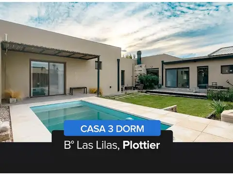 Casas de 3 Dormitorios con Quincho y Pileta