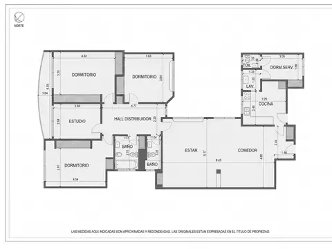 Departamento en Venta de 4 dormitorios