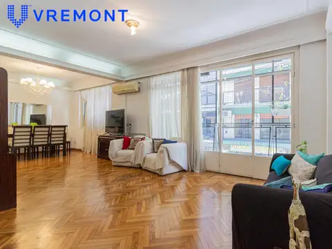 Doblas al 100 Piso de 3 ambientes  con dependencia y balcón en venta en caballito