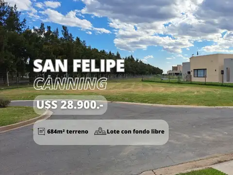 Terreno en Venta en San Felipe, Countries y Barrios Cerrados en Ezeiza