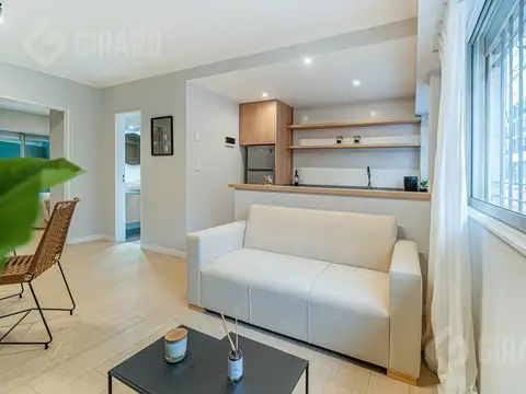 Departamento 2 ambientes con 1 baño