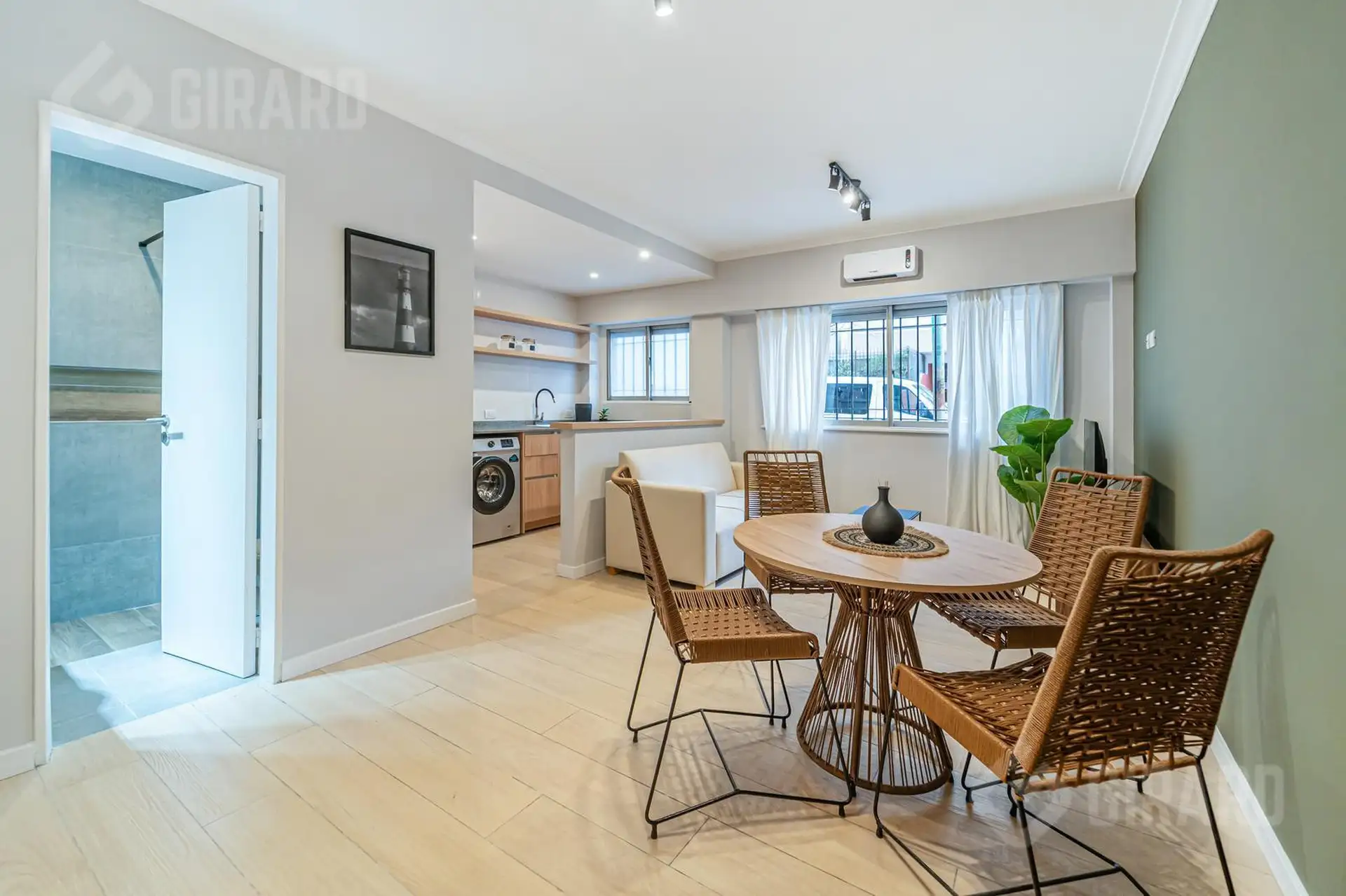 Depto 2 amb, 35m² con patio privado — Terminal Vieja