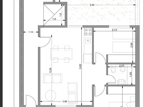 Departamento en Venta en Villa Luzuriaga, USD 77.000