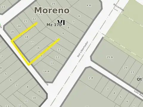 LOTE ACCESO OESTE MORENO NORTE! ATENCION DESARROLLADORES!!!