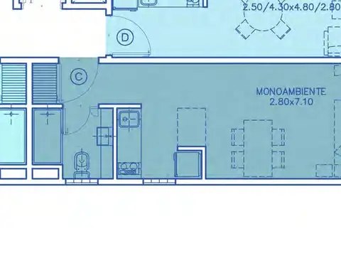 Departamento en Venta de Monoambiente