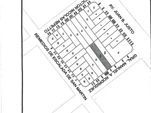 Terreno en Venta en Villa Crespo, USD 480.000