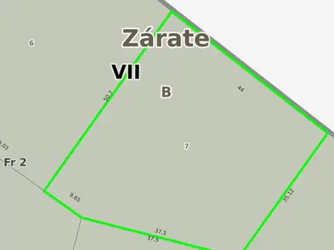 Terreno en Venta de 1950,0 m2