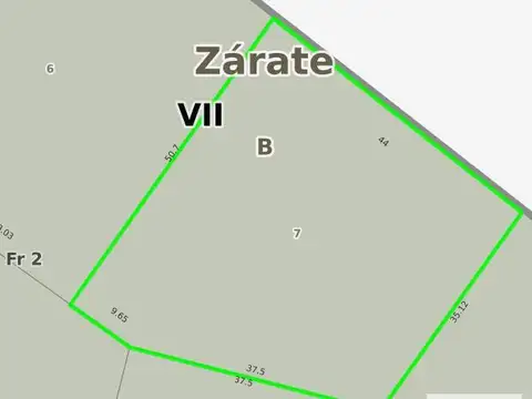 Terreno en Venta de 1950,0 m2