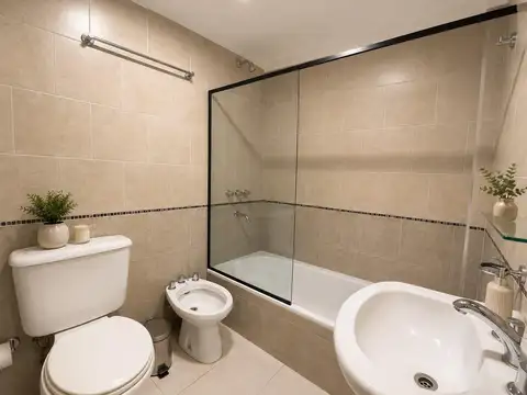 Departamento 2 ambientes con 1 baño