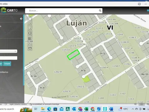 Terreno en Venta en Lujan, USD 65.000