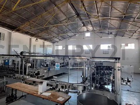 Venta terreno con Champañera Bodega y Galpones