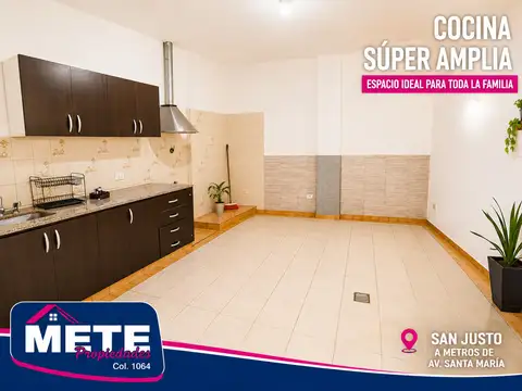 Departamento 3 ambientes con 1 baño