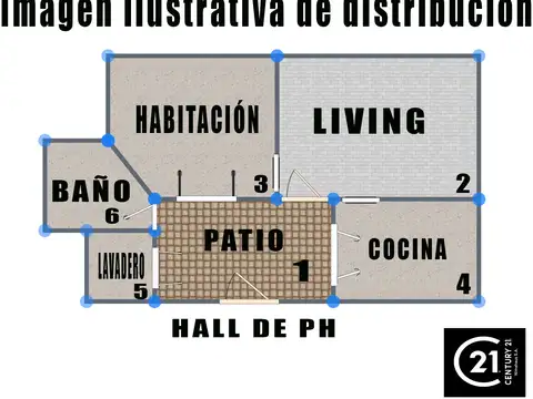 Bolivar 800, Piso PB