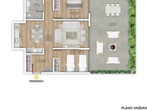 Departamento - Parque Miramar