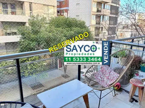 RESERVADO / Depto 3 Amb 2 Baños Balcon Frente Pileta Sum Parrilla