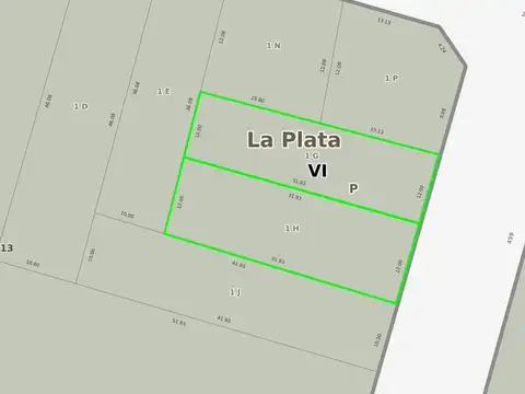 Terreno en Venta en City Bell, USD 149.000