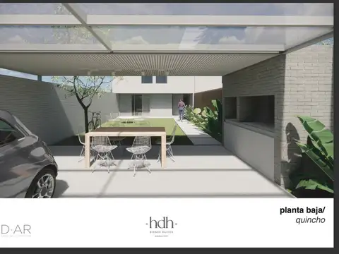 Casa 6 ambientes con 2 baños