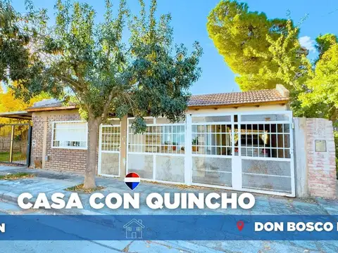 CASA DE DOS DORMITORIOS CON QUINCHO, NEUQUÉN