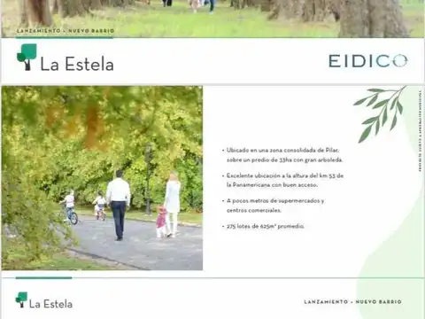 Divino Lote en venta en Barrio La Estela, Pilar.