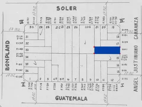 TERRENO EN EL CORAZON DE PALERMO HOLLYWOOD 