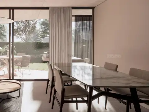 Departamento 2 ambientes con 2 baños