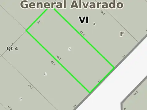 Terreno en Venta en Mar del Sud, USD 15.000