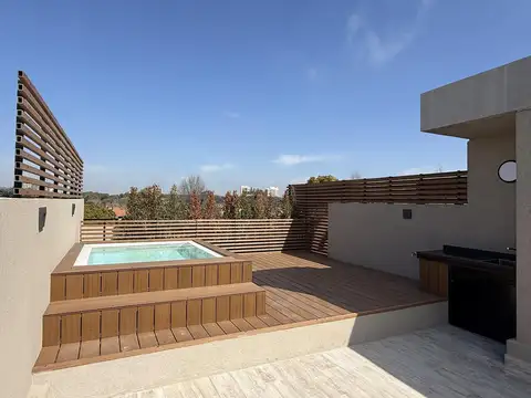 Departamento a estrenar en Venta en Acassuso con terraza , parrilla, pileta y cochera