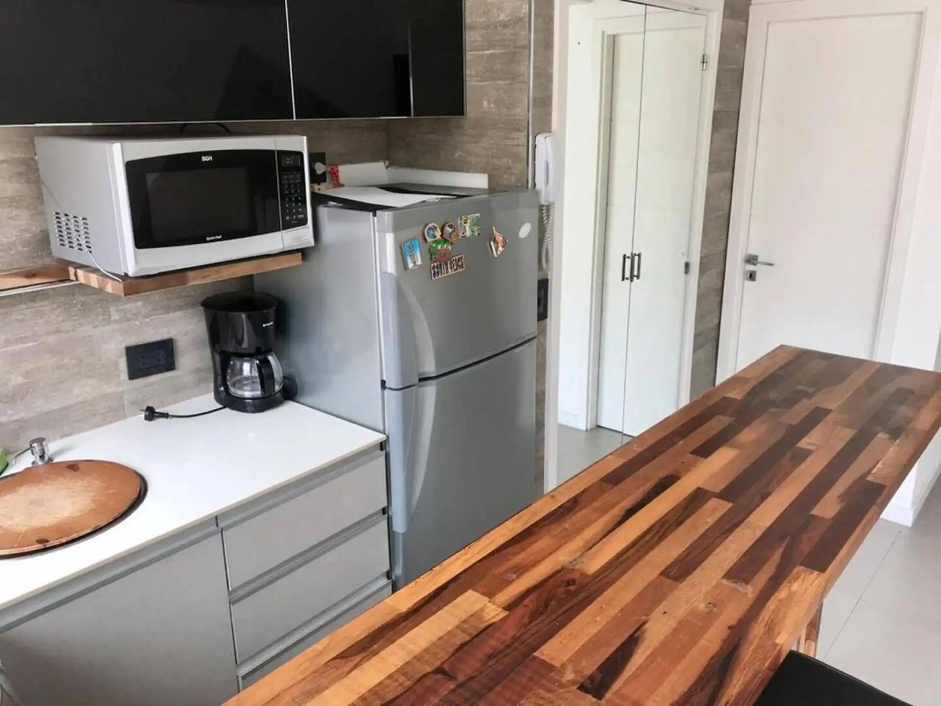 Depto 1 amb, 25m² con patio — La Perla Sur