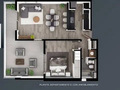 Departamento en Venta de 2 ambientes