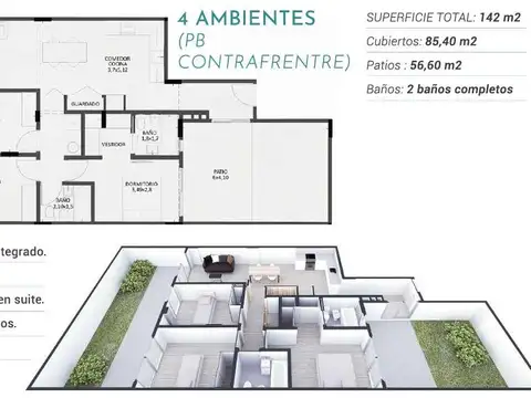 Departamento en Venta Apto profesional