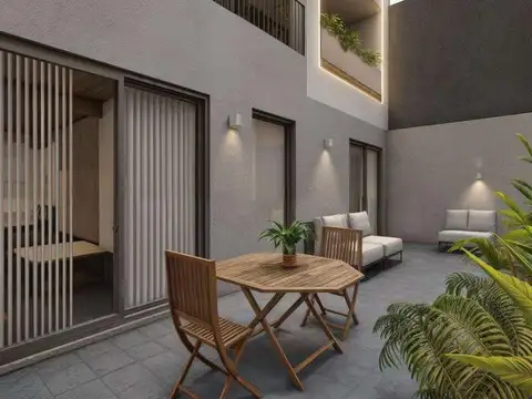 Venta departamento a estrenar en Monte Castro de 4 ambientes en planta baja con patios