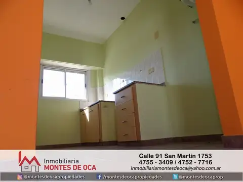 ALQUILER - Departamento 2 amb. con balcón y patio. SIN EXPENSAS