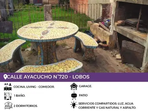 Casa en Venta en Lobos, USD 100.000