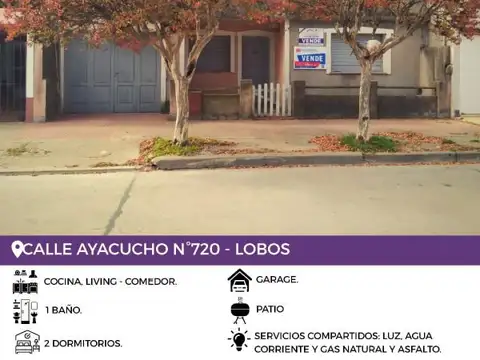 Casa - Venta - Argentina, Lobos - AYACUCHO 700