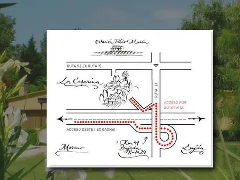 Terreno en Venta 25  mts Fondo