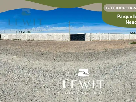 ALQUILER LOTE INDUSTRIAL CON GALPON EN PARQUE INDUSTRIAL NEUQUEN