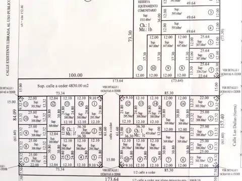 LOTEO "BARRIO LAS 3 MANZANAS" EN TRISTAN SUAREZ