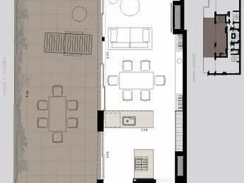 Departamento en Venta de 3 ambientes