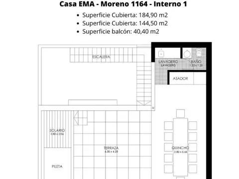 Depto Tipo Casa en Venta A Estrenar