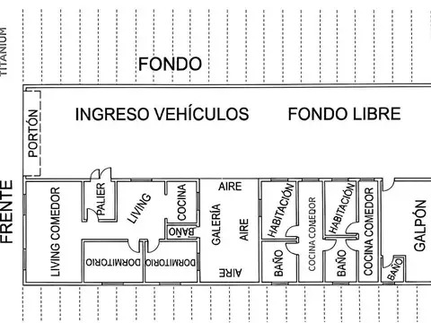 Depto Tipo Casa en Venta de 5 ambientes