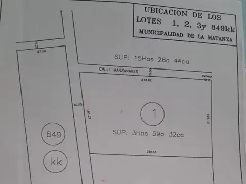 Terreno en Venta de 150000,0 m2