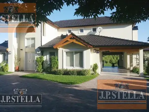 Casa 5 Amb  350 m² Cub. en 2 Plantas / Lote 1500 m²- Las Cañuelas Club de Campo