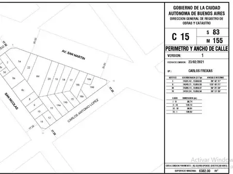Terreno en Venta de 269,0 m2
