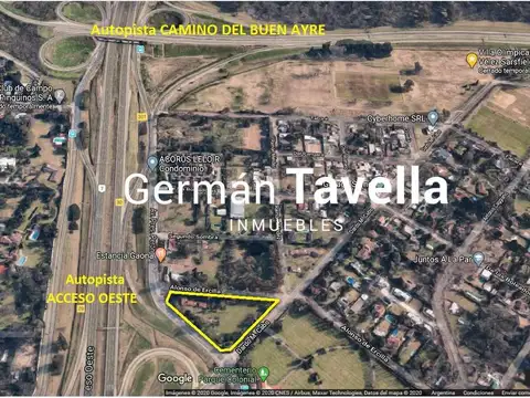 Fracción 6300 m2 sal 3 calles Acceso Oeste Km 29