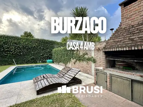 Casa en Venta en Burzaco 4 ambientes con pileta