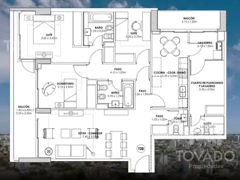 Departamento en Venta con 1 cocheras