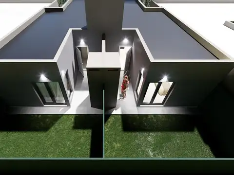 Casa 2 ambientes con 1 baño