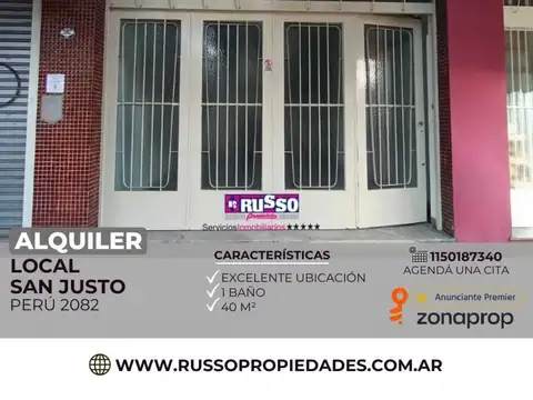 Alquiler de Local Comercial en San Justo